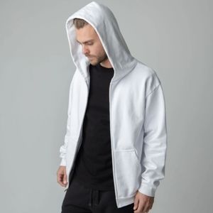 Talentless Scott Disick White Heavyweight Zip Hoodie Sweatshirt sz XL